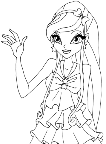 Screenshot Stella Coloring Page